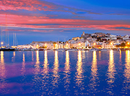 西班牙伊比沙岛梦幻浪漫夜景图片欣赏