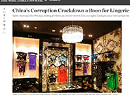 中国反腐令高档内衣在华热销 衣服下炫富