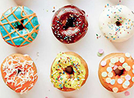 多拿滋甜甜圈图片造型甜美诱惑
