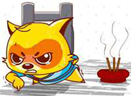 可爱黄色小狸猫咪卡通微信头像