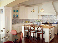 欧式别墅现代厨房装修效果图时尚大气