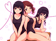 可爱性感的日本动漫泳装美女图片