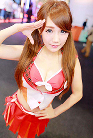 日系甜美少女黄容安迷人