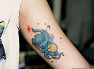 女生手臂卡通纹身图案大全可爱创意