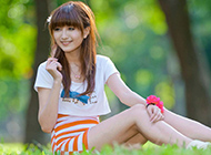 清纯阳光美少女电脑桌面壁纸高清