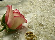 情人节的玫瑰花和戒指图片