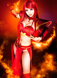 《冰与火之歌》DOTA2美女cosplay高清图片