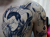 超赞经典二郎神纹身图案