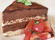 美味的巧克力蛋糕高清桌面壁纸