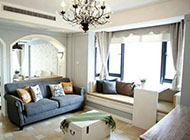 地中海风格家庭客厅装修效果图