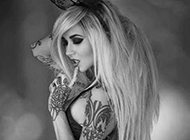 性感欧美美女霸气纹身图片