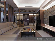 日式风格休闲客厅装修图片