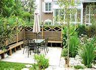 中式别墅庭院花园设计大气清新
