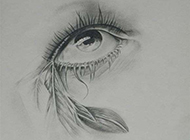 3d眼睛个性刺青纹身图案手稿