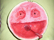 雷人造型的西瓜爆笑囧图片