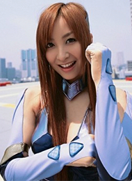 天台上的日本cosplay美