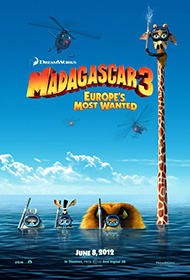 《马达加斯加》高清电影海报图片