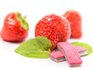 草莓味的口香糖图片素材