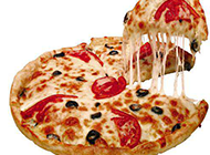 正宗的意大利披萨图片素材