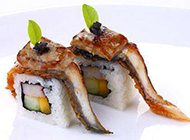 好吃的鹅肝鳗鱼寿司卷图片