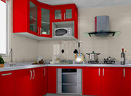 明亮宽敞的厨房简约设计效果图