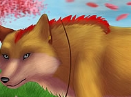 雪狐狸图片 卡通狐狸图片
