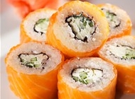 寿司图片 好吃的三文鱼寿司摄影高清图片
