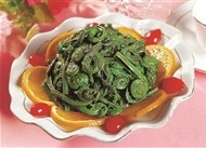 东北山野菜元例凉菜系列美食素材图片