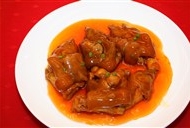 红焖蹄花中式菜品美食素材图片