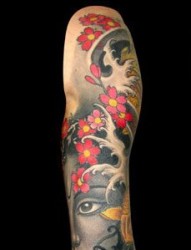 纹身图片―鲤鱼纹身图片―花臂纹身图片