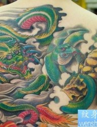神兽纹身图片—青龙玄武纹身图片（收藏精品）