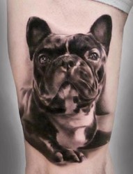 可爱的小狗纹身图案