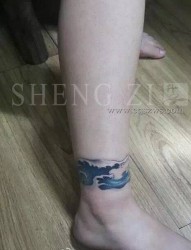 脚环纹身。重庆升子纹身-江北纹身