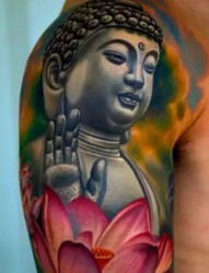 宗教素材之佛像纹身