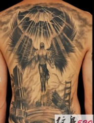 神之使者  神圣的天使纹身