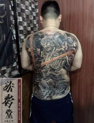 山东纹身 常山赵子龙纹身 设计纹身 赤焰堂纹身店