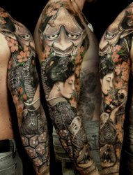 日本般若纹身欣赏