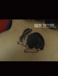 小兔子纹身-塔木纹身