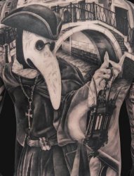 黑灰色哥特派风格纹身图案来自乔瓦尼·斯佩兰扎