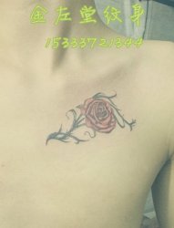 玫瑰纹身 金左堂纹身 盖瘢痕 修改纹身 安阳纹身 水冶纹身
