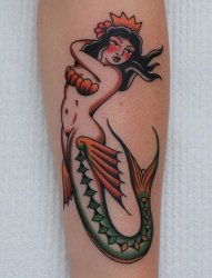 超完美的传统纹身图案来自于纹身师摩西
