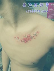 樱花纹身 金左堂纹身盖疤痕修改纹身 安阳纹身 水冶纹身