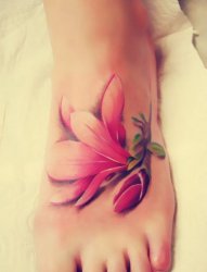 多款关于花朵的彩绘水彩文艺小清新创意唯美纹身图案