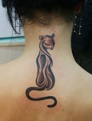 多款关于猫咪的彩绘水彩创意个性纹身图案