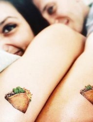 关于情侣的创意个性可爱小图案纹身图案