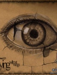 艺术眼睛纹身图片