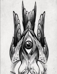 推荐大家一张个性的燕子纹身图片