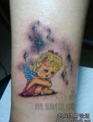 超可爱小天使丘比特纹身图片图案