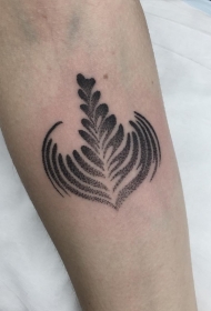 小臂点刺植物小清新纹身图案