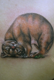 可爱的小猫纹身图案